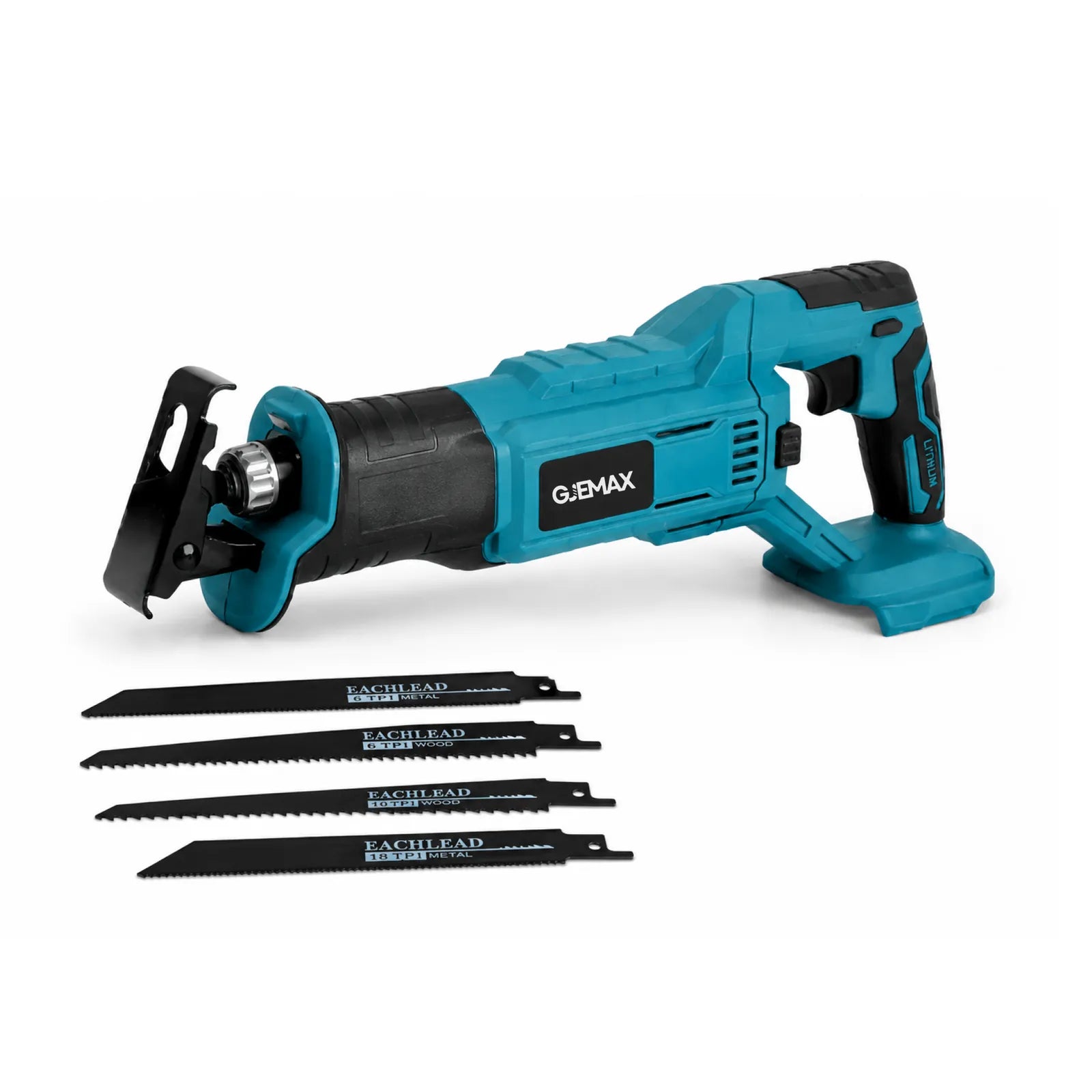 GJEMAX Akku-Säbelsäge 18V für Holz, Metall und Demontage