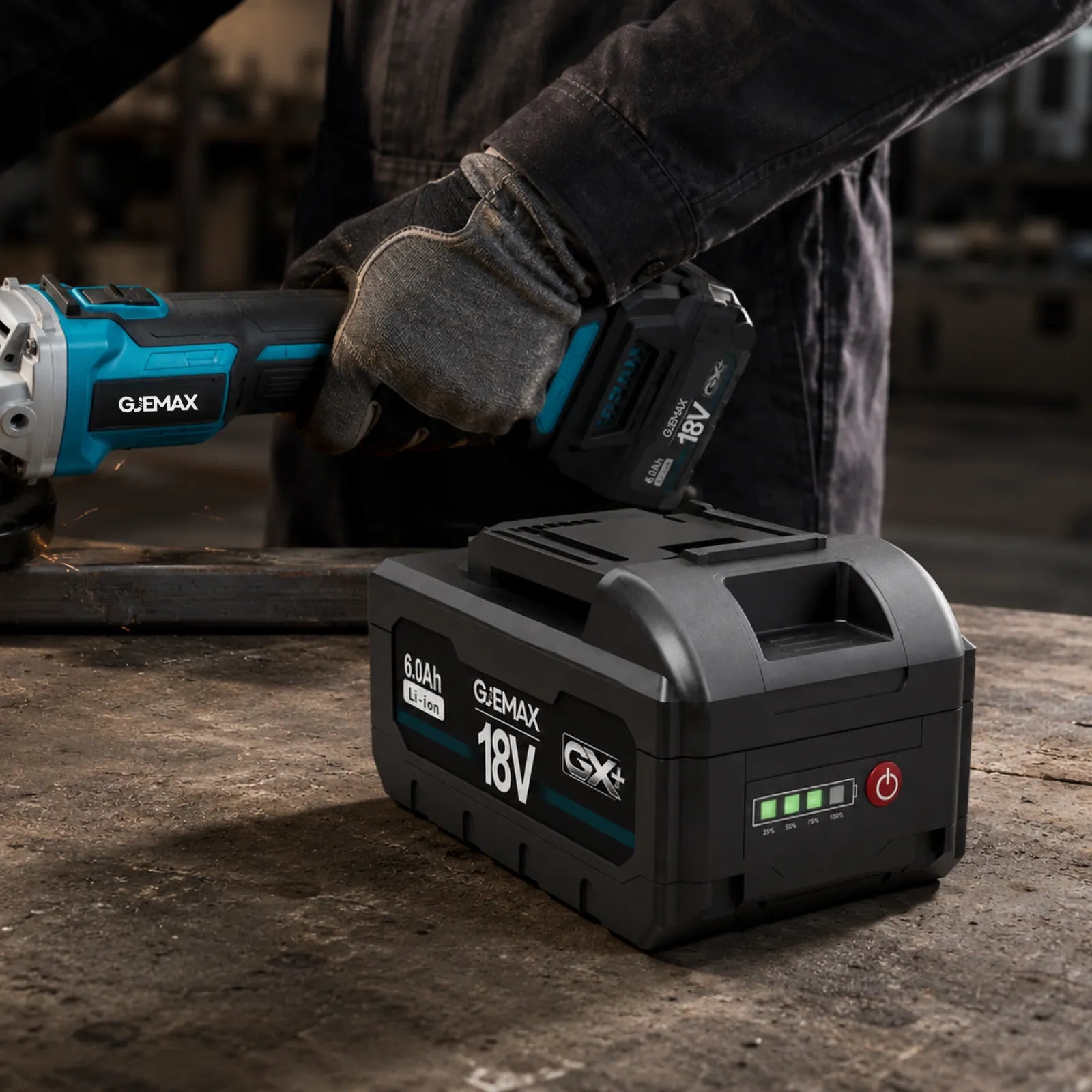 GJEMAX 18V 6.0Ah Akku | GX+ — Vorschaubild 3