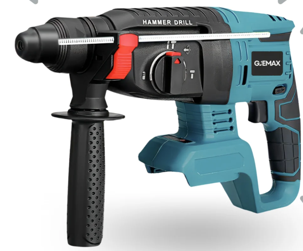 GJEMAX Akku-Bohrhammer 18V mit SDS-Plus Aufnahme